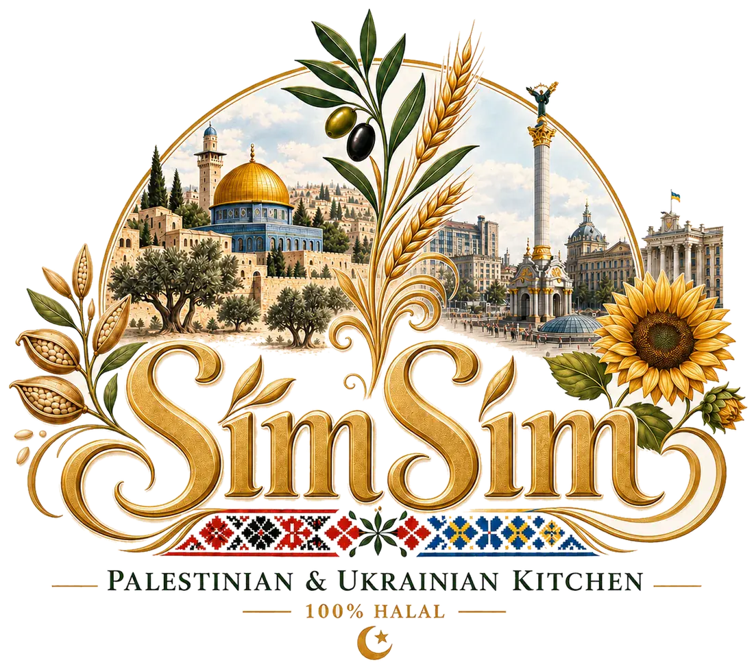 SimSim — 팔레스타인 & 우크라이나 키친, 100% 할랄